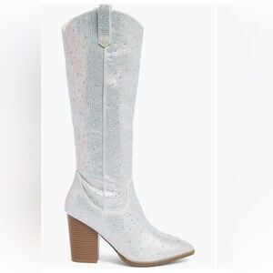 TOP MODA SHOES Imogen Embellished Western Boot (Women)